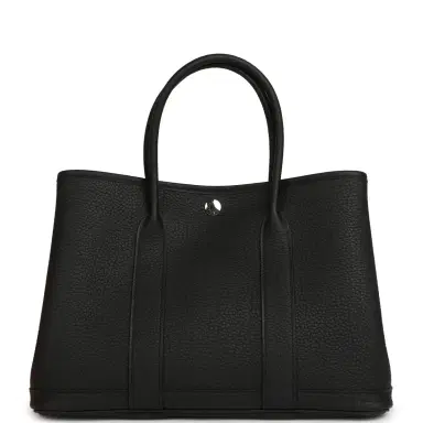 HERMÈS Hermes Garden Party 36 Black Negonda Palladium Hardware | Thumbnail 1 HERMÈS Hermes Garden Party 36 Black Negonda Palladium Hardware | Thumbnail 1