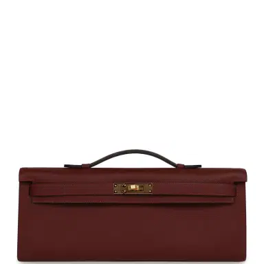 HERMÈS Hermes Kelly Cut Rouge H Epsom Gold Hardware | Thumbnail 1 HERMÈS Hermes Kelly Cut Rouge H Epsom Gold Hardware | Thumbnail 1