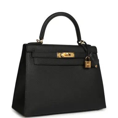 HERMÈS Hermes Kelly Sellier 28 Black Epsom Gold Hardware | Thumbnail 2 HERMÈS Hermes Kelly Sellier 28 Black Epsom Gold Hardware | Thumbnail 2