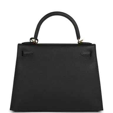 HERMÈS Hermes Kelly Sellier 28 Black Epsom Gold Hardware | Thumbnail 4 HERMÈS Hermes Kelly Sellier 28 Black Epsom Gold Hardware | Thumbnail 4