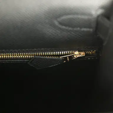 HERMÈS Hermes Kelly Sellier 28 Black Epsom Gold Hardware | Thumbnail 9 HERMÈS Hermes Kelly Sellier 28 Black Epsom Gold Hardware | Thumbnail 9