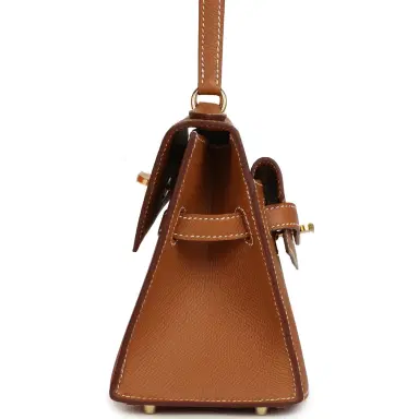 HERMÈS Hermes Kelly Sellier en Desordre 20 Gold Epsom Gold Hardware | Thumbnail 5 HERMÈS Hermes Kelly Sellier en Desordre 20 Gold Epsom Gold Hardware | Thumbnail 5