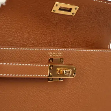 HERMÈS Hermes Kelly Sellier en Desordre 20 Gold Epsom Gold Hardware | Thumbnail 9 HERMÈS Hermes Kelly Sellier en Desordre 20 Gold Epsom Gold Hardware | Thumbnail 9