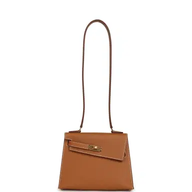 HERMÈS Hermes Kelly Sellier en Desordre 20 Gold Epsom Gold Hardware | Thumbnail 10 HERMÈS Hermes Kelly Sellier en Desordre 20 Gold Epsom Gold Hardware | Thumbnail 10
