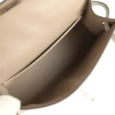 HERMÈS Hermes Special Order (HSS) Kelly Sellier 20 Gris Tourterelle, Gris Perle Chevre Mysore Palladium Hardware | Thumbnail 8 HERMÈS Hermes Special Order (HSS) Kelly Sellier 20 Gris Tourterelle, Gris Perle Chevre Mysore Palladium Hardware | Thumbnail 8