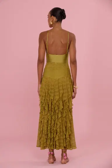 PatBo PETAL SHEEN MESH MAXI SKIRT | Thumbnail 3 PatBo PETAL SHEEN MESH MAXI SKIRT | Thumbnail 3