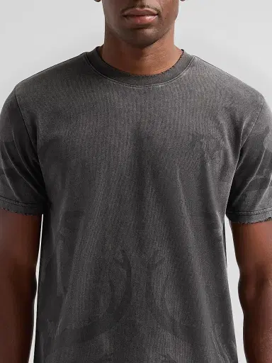 RTA Men's CHAPARRAL Liam Cotton Graphic T-Shirt - Black Beetle | Thumbnail 5 RTA Men's CHAPARRAL Liam Cotton Graphic T-Shirt - Black Beetle | Thumbnail 5