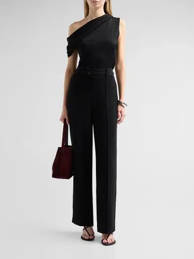 Cinq à Sept Women's Maelor Belted Pants - Black | Thumbnail 2 Cinq à Sept Women's Maelor Belted Pants - Black | Thumbnail 2
