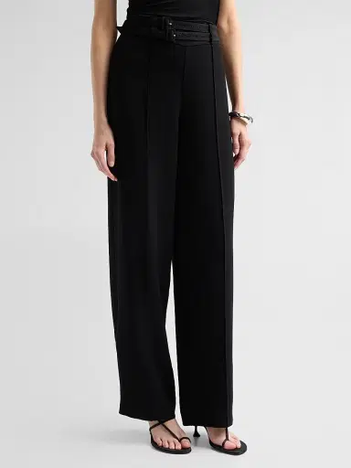 Cinq à Sept Women's Maelor Belted Pants - Black | Thumbnail 4 Cinq à Sept Women's Maelor Belted Pants - Black | Thumbnail 4
