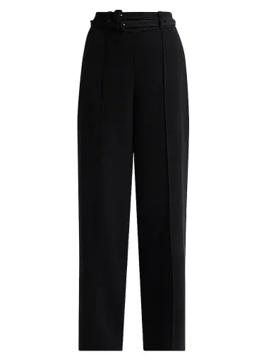 Cinq à Sept Women's Maelor Belted Pants - Black | Thumbnail 1 Cinq à Sept Women's Maelor Belted Pants - Black | Thumbnail 1