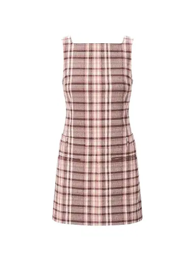 Staud Women's Shea Plais Linen-Blend Mini Dress | Thumbnail 1 Staud Women's Shea Plais Linen-Blend Mini Dress | Thumbnail 1