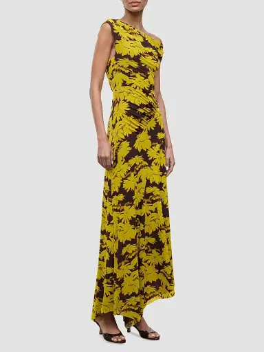 Staud Women's Amaris Floral Jersey Maxi Dress - Golden Daisy - Size XL | Thumbnail 4 Staud Women's Amaris Floral Jersey Maxi Dress - Golden Daisy - Size XL | Thumbnail 4