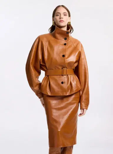 Elie Saab Leather Jacket | Thumbnail 3 Elie Saab Leather Jacket | Thumbnail 3