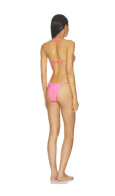naranja furcado Latex Splash Barbie Triangle Bikini Set | Thumbnail 3 naranja furcado Latex Splash Barbie Triangle Bikini Set | Thumbnail 3