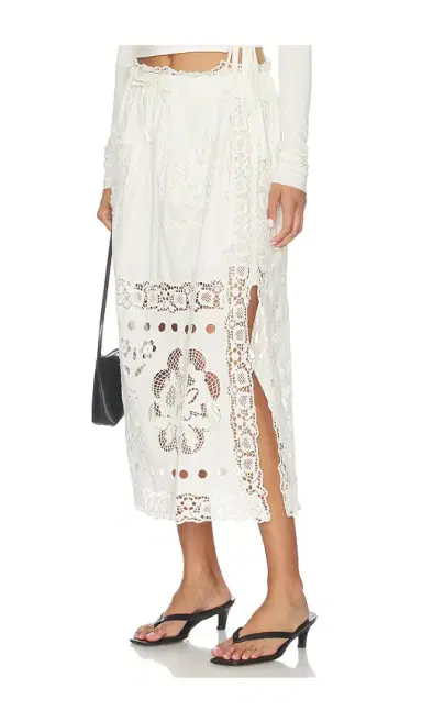 Sea Gardener Embroided Skirt | Thumbnail 3 Sea Gardener Embroided Skirt | Thumbnail 3