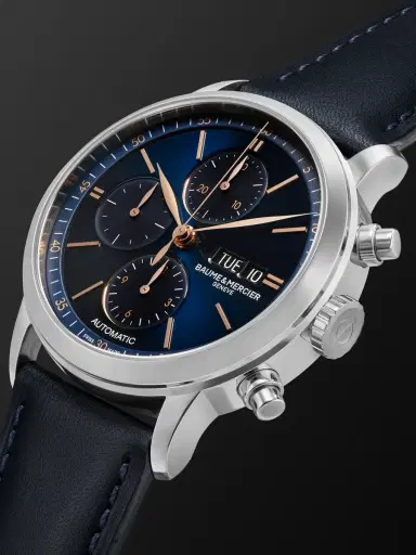 Baume & Mercier Classima Automatic Chronograph Stainless Steel Watch, Ref. 10781 - Men | Thumbnail 3 Baume & Mercier Classima Automatic Chronograph Stainless Steel Watch, Ref. 10781 - Men | Thumbnail 3