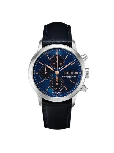 Baume & Mercier Classima Automatic Chronograph Stainless Steel Watch, Ref. 10781 - Men | Thumbnail 1 Baume & Mercier Classima Automatic Chronograph Stainless Steel Watch, Ref. 10781 - Men | Thumbnail 1