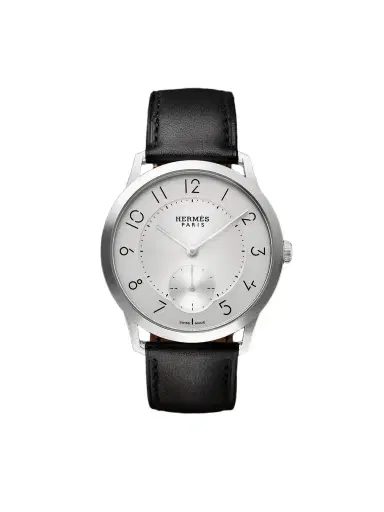 Hermès Timepieces Slim d'Hermès Acier Automatic Stainless Steel Watch, Ref. 052839WW00 - Men | Thumbnail 1 Hermès Timepieces Slim d'Hermès Acier Automatic Stainless Steel Watch, Ref. 052839WW00 - Men | Thumbnail 1