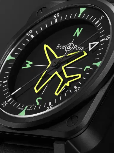 Bell & Ross BR 03 Gyrocompass Limited Edition Automatic Ceramic Watch, Ref. BR03A-CPS-CE/SRB - Men | Thumbnail 5 Bell & Ross BR 03 Gyrocompass Limited Edition Automatic Ceramic Watch, Ref. BR03A-CPS-CE/SRB - Men | Thumbnail 5