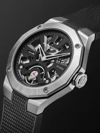 Baume & Mercier Riviera Automatic Skeleton Stainless Steel Watch, Ref. 10721 - Men | Thumbnail 3 Baume & Mercier Riviera Automatic Skeleton Stainless Steel Watch, Ref. 10721 - Men | Thumbnail 3