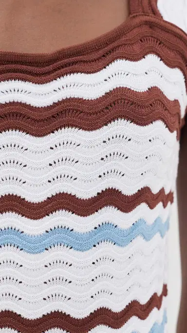 English Factory Crochet Midi Dress Brown ulti | Thumbnail 6 English Factory Crochet Midi Dress Brown ulti | Thumbnail 6
