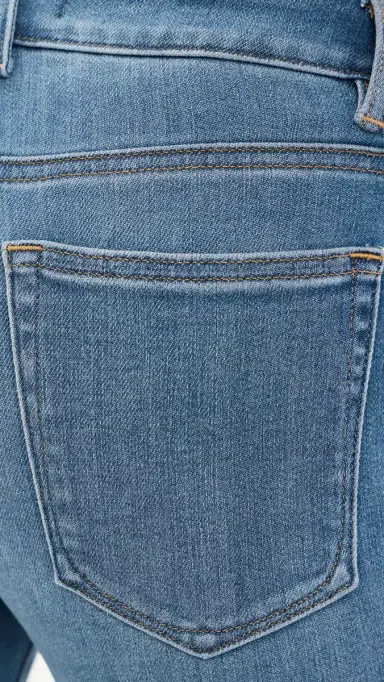 Good American Soft Tech Good Legs Straight Jeans Indigo137 | Thumbnail 6 Good American Soft Tech Good Legs Straight Jeans Indigo137 | Thumbnail 6