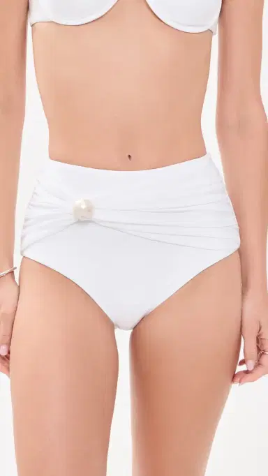 Bananhot Ari Pearl Bikini Bottoms White | Thumbnail 2 Bananhot Ari Pearl Bikini Bottoms White | Thumbnail 2