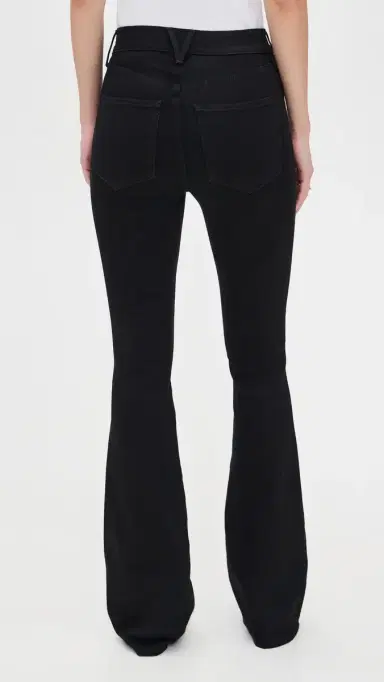 Veronica Beard Jean Beverly Flare Skinny Jeans Onyx | Thumbnail 3 Veronica Beard Jean Beverly Flare Skinny Jeans Onyx | Thumbnail 3