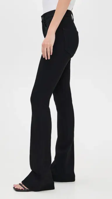Veronica Beard Jean Beverly Flare Skinny Jeans Onyx | Thumbnail 4 Veronica Beard Jean Beverly Flare Skinny Jeans Onyx | Thumbnail 4