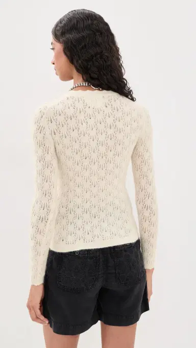 ISABEL MARANT ÉTOILE Obeline Alpaca Sweater Ecru | Thumbnail 3 ISABEL MARANT ÉTOILE Obeline Alpaca Sweater Ecru | Thumbnail 3