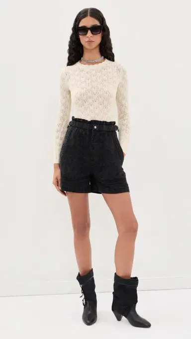 ISABEL MARANT ÉTOILE Obeline Alpaca Sweater Ecru | Thumbnail 5 ISABEL MARANT ÉTOILE Obeline Alpaca Sweater Ecru | Thumbnail 5