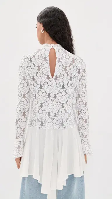 Free People First Crush Lace Tunic Top | Thumbnail 3 Free People First Crush Lace Tunic Top | Thumbnail 3