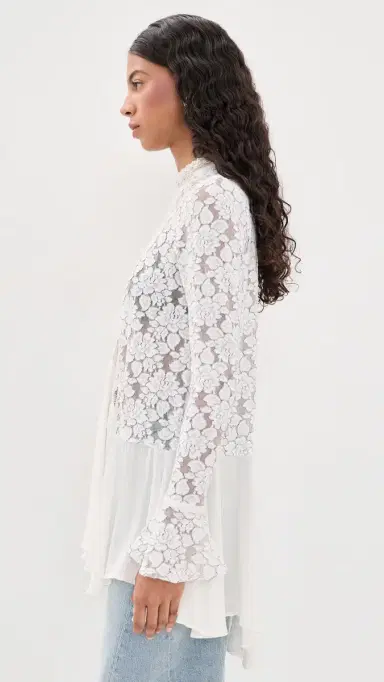 Free People First Crush Lace Tunic Top | Thumbnail 4 Free People First Crush Lace Tunic Top | Thumbnail 4