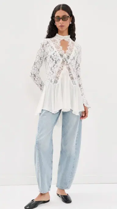 Free People First Crush Lace Tunic Top | Thumbnail 5 Free People First Crush Lace Tunic Top | Thumbnail 5
