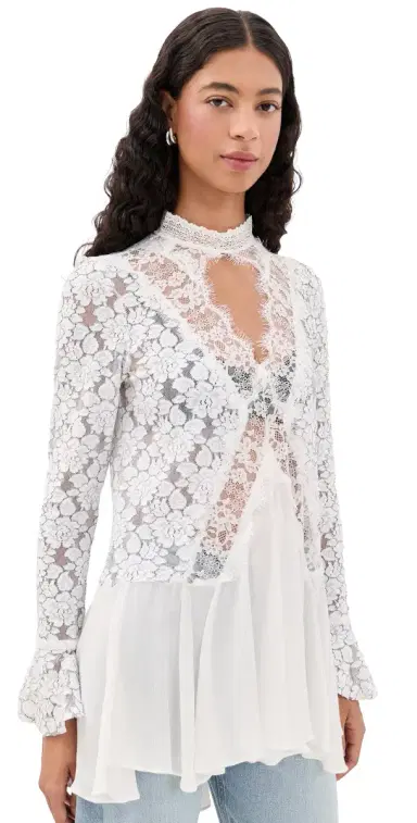 Free People First Crush Lace Tunic Top | Thumbnail 1 Free People First Crush Lace Tunic Top | Thumbnail 1