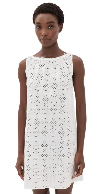 POSSE Harriet Mini Dress Vintage White | Thumbnail 1 POSSE Harriet Mini Dress Vintage White | Thumbnail 1
