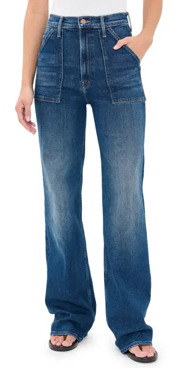 Mother The Patch Maven Sneak Jeans | Thumbnail 1 Mother The Patch Maven Sneak Jeans | Thumbnail 1