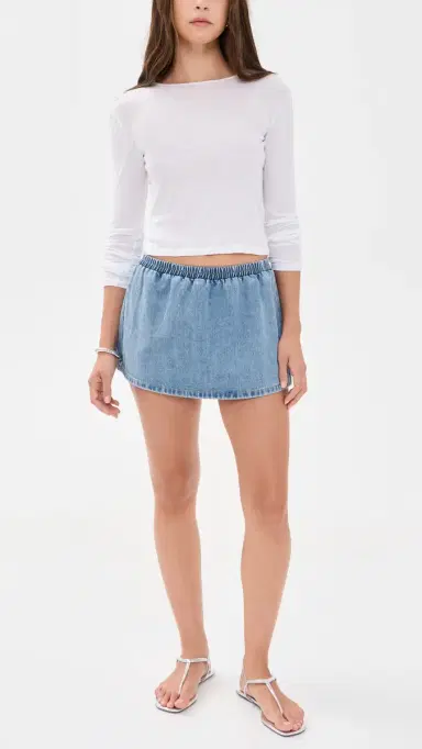 PARKE Elastic Miniskirt Vintage Wash L | Thumbnail 5 PARKE Elastic Miniskirt Vintage Wash L | Thumbnail 5