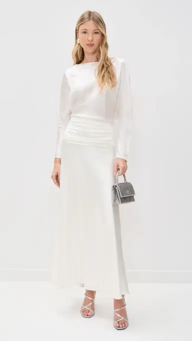 Staud Freda Silk Dress | Thumbnail 5 Staud Freda Silk Dress | Thumbnail 5