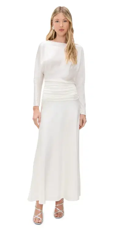 Staud Freda Silk Dress | Thumbnail 1 Staud Freda Silk Dress | Thumbnail 1