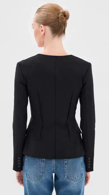 Simkhai Marlowe U-Neck Jacket | Thumbnail 3 Simkhai Marlowe U-Neck Jacket | Thumbnail 3