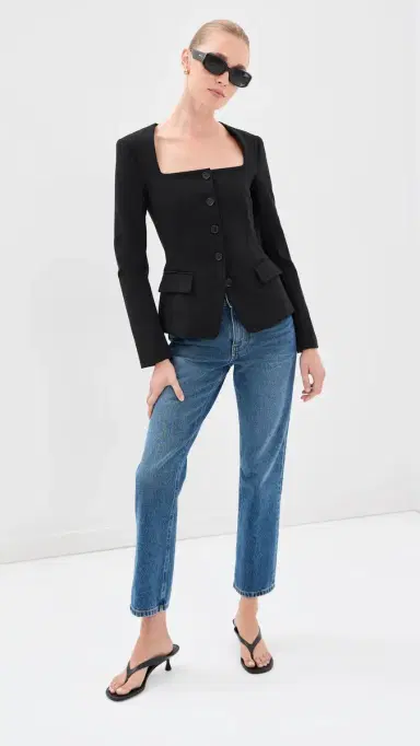 Simkhai Marlowe U-Neck Jacket | Thumbnail 5 Simkhai Marlowe U-Neck Jacket | Thumbnail 5