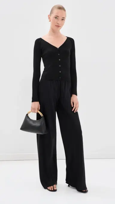 SIMKHAI Darlene Cardigan Black | Thumbnail 5 SIMKHAI Darlene Cardigan Black | Thumbnail 5