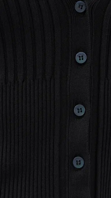 SIMKHAI Ailany hrunken Cardigan Black | Thumbnail 6 SIMKHAI Ailany hrunken Cardigan Black | Thumbnail 6