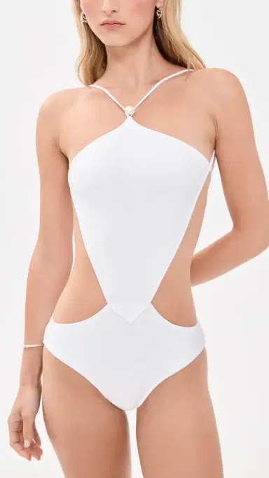 Bananhot Clio Pearl One Piece White | Thumbnail 5 Bananhot Clio Pearl One Piece White | Thumbnail 5