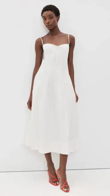 SEROYA irelle Midi Dress White | Thumbnail 2 SEROYA irelle Midi Dress White | Thumbnail 2