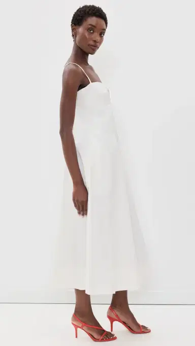 SEROYA irelle Midi Dress White | Thumbnail 4 SEROYA irelle Midi Dress White | Thumbnail 4