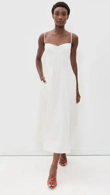 SEROYA irelle Midi Dress White | Thumbnail 5 SEROYA irelle Midi Dress White | Thumbnail 5