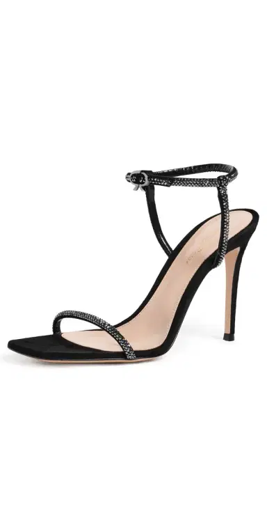 Gianvito Rossi Mayfair Crystal Pumps Black | Thumbnail 1 Gianvito Rossi Mayfair Crystal Pumps Black | Thumbnail 1