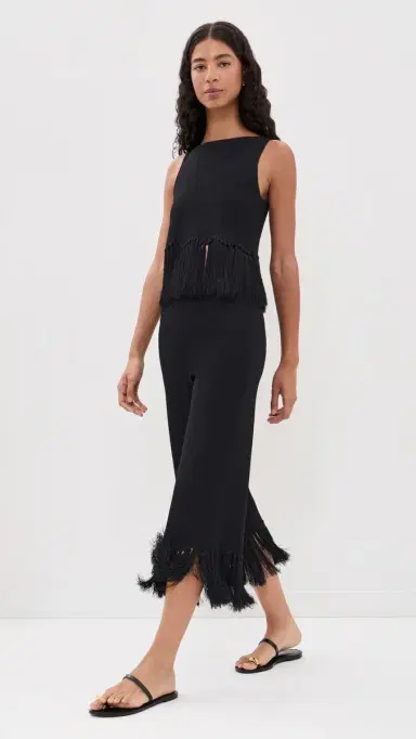 English Factory Fringe Detailed Knit Pants | Thumbnail 5 English Factory Fringe Detailed Knit Pants | Thumbnail 5